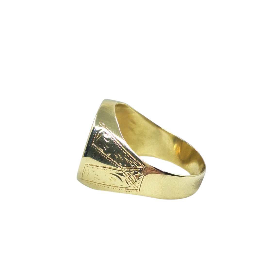 14ct Yellow Gold Signet Ring