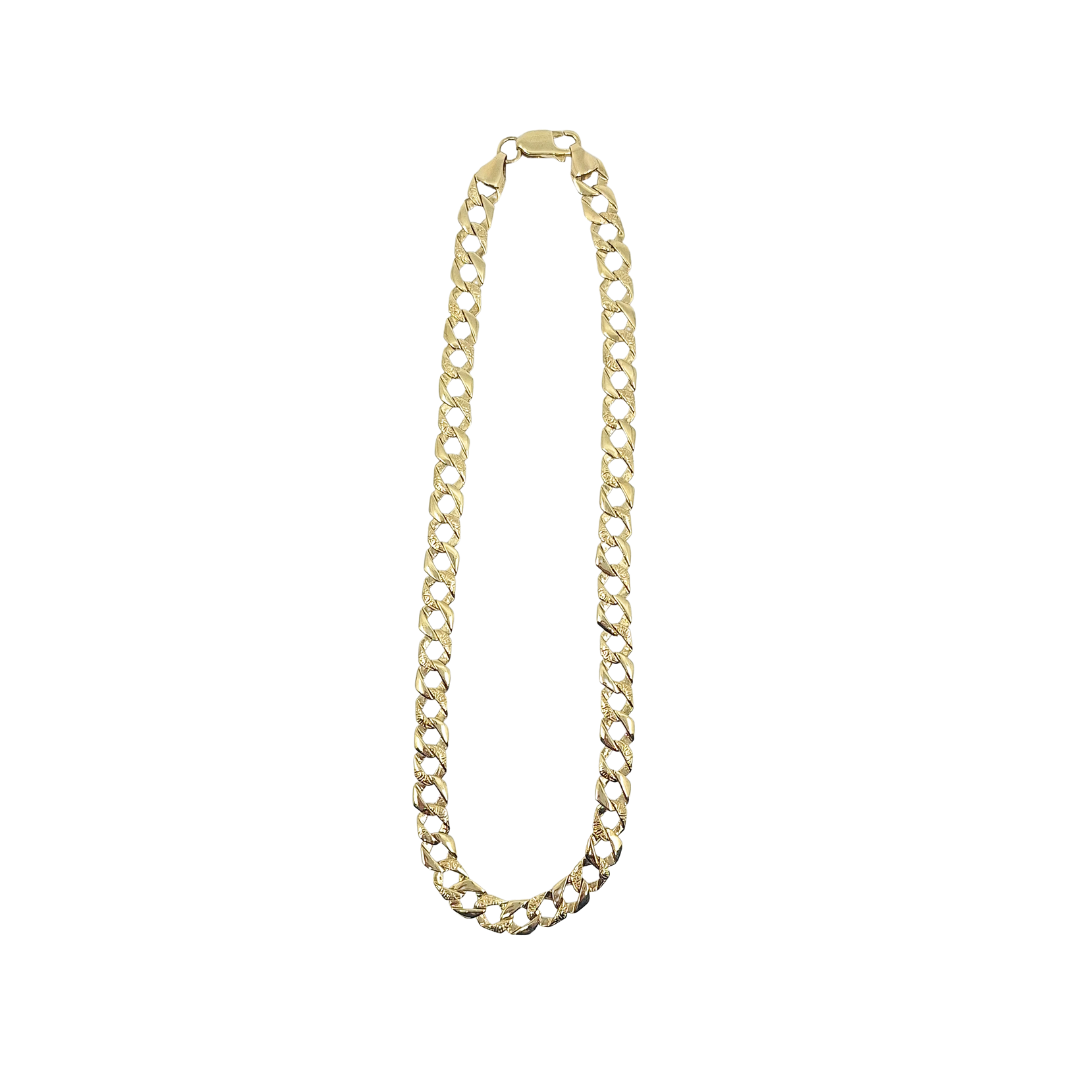 9ct Yellow Gold Childs Chaps Chain 14"