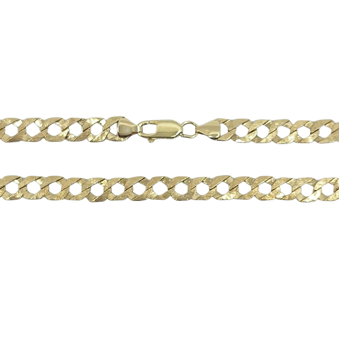 9ct Yellow Gold Childs Chaps Chain 14"