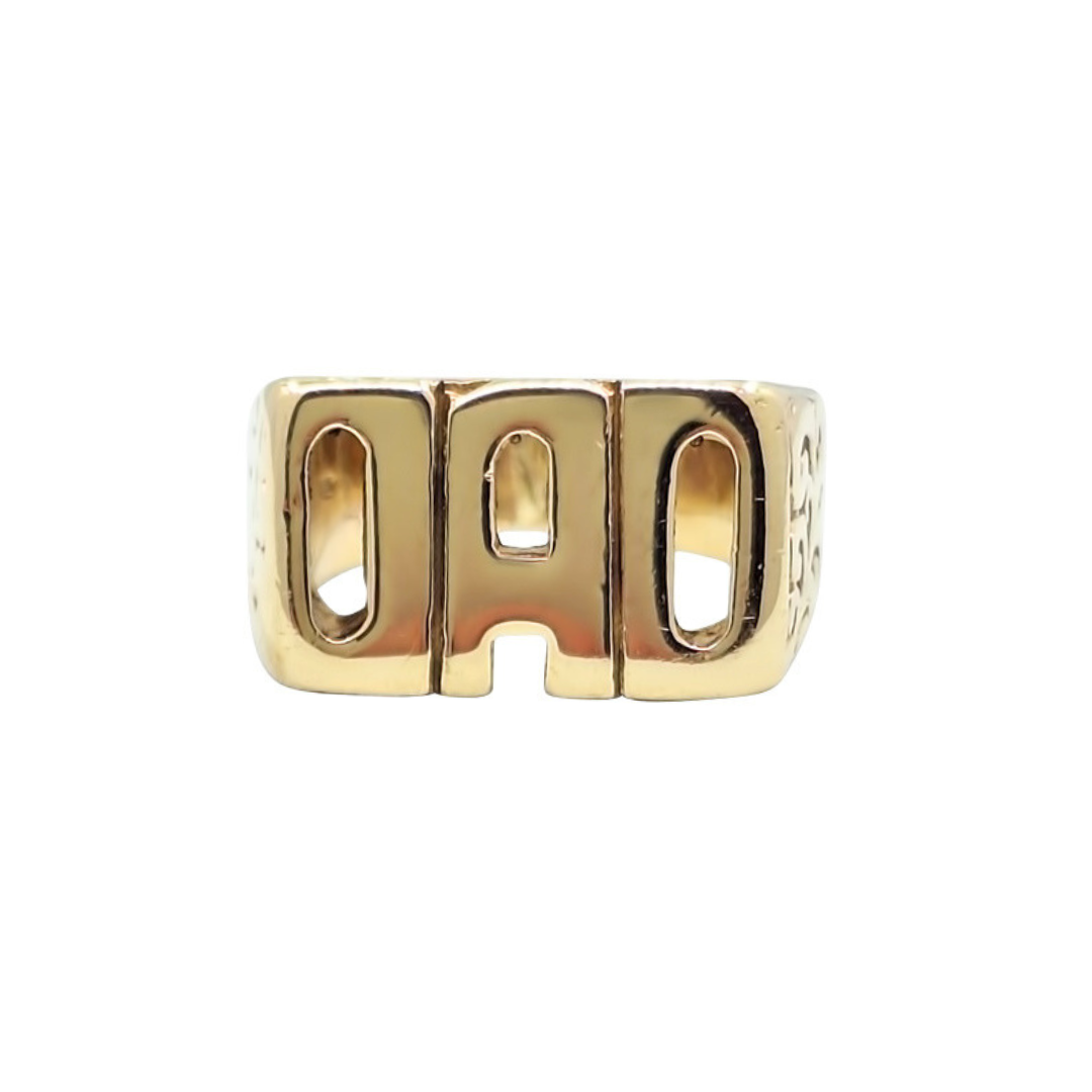 9ct Yellow Gold Dad Ring