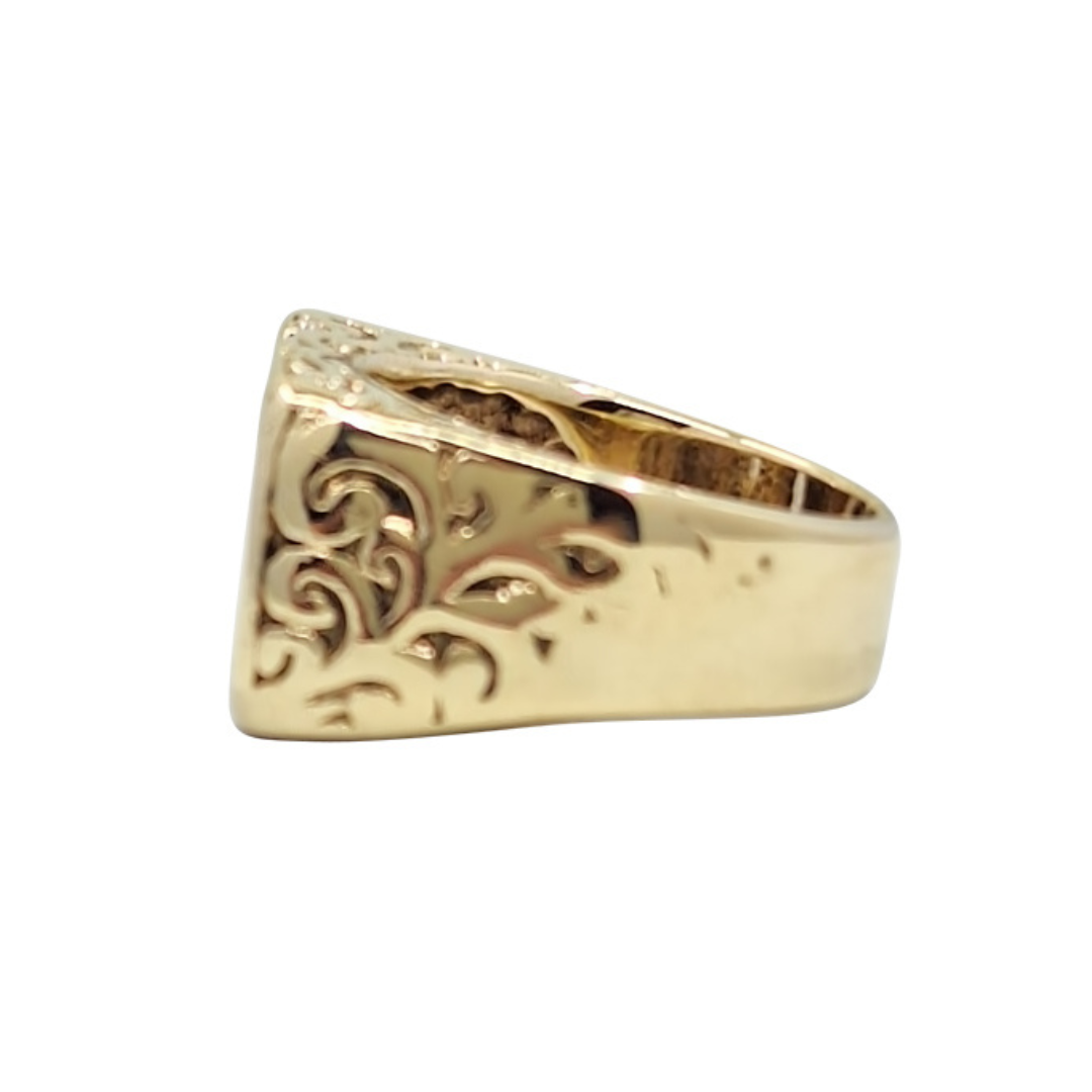 9ct Yellow Gold Dad Ring