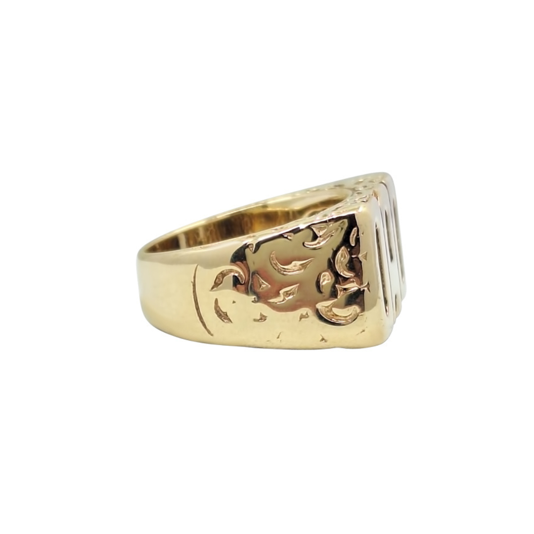 9ct Yellow Gold Dad Ring