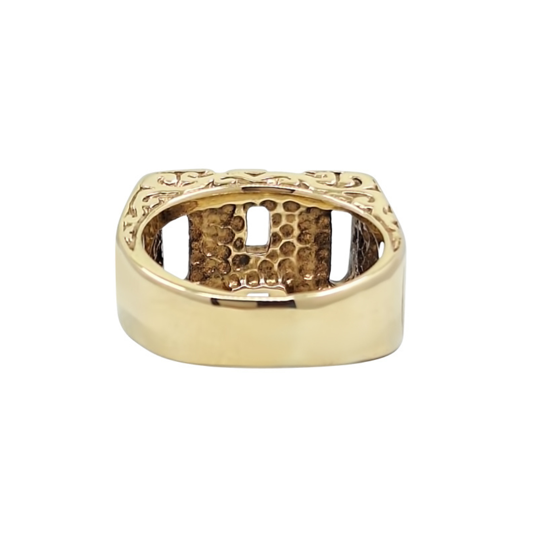 9ct Yellow Gold Dad Ring