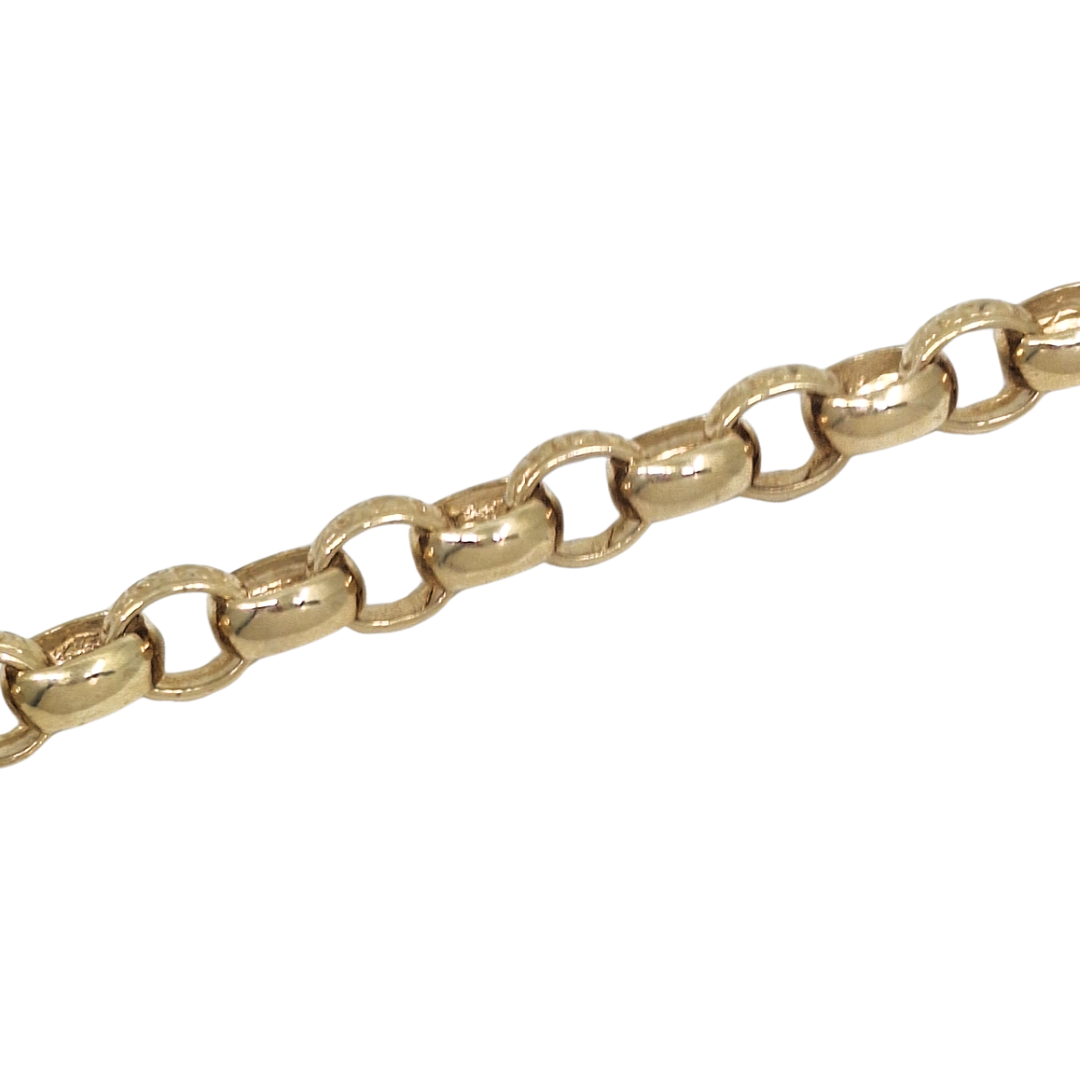 9ct Yellow Gold Patterned Chain 24"