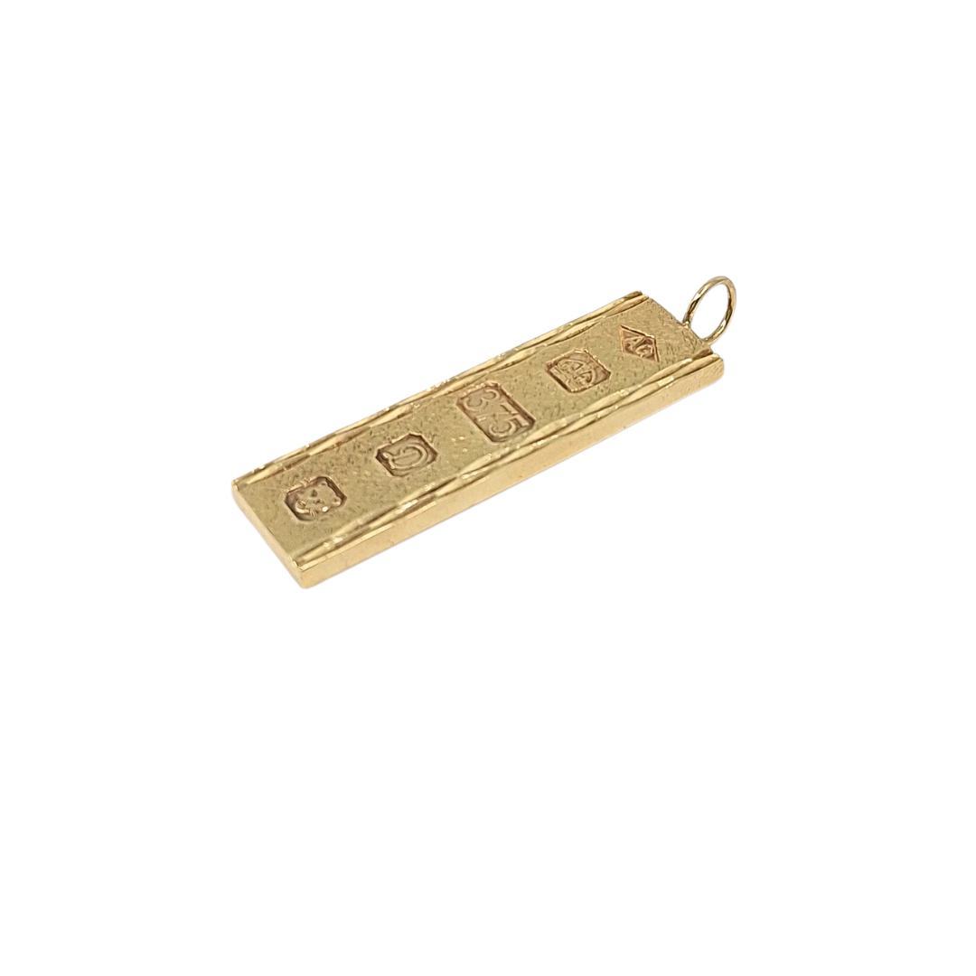 9ct Yellow Gold Ingot