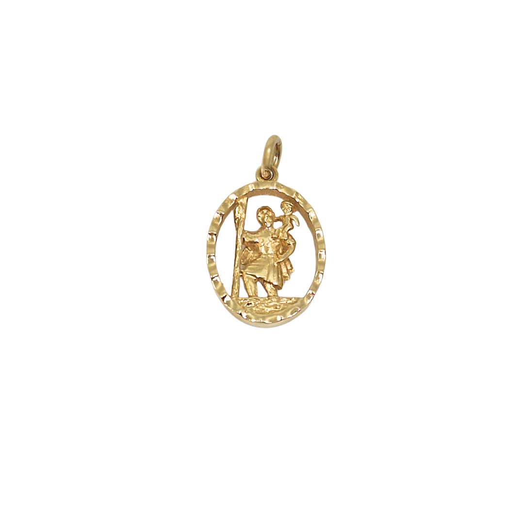 9ct Yellow Gold St Cristopher