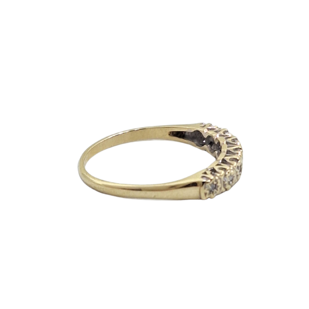 9ct Yellow Gold Diamond Eternity Ring