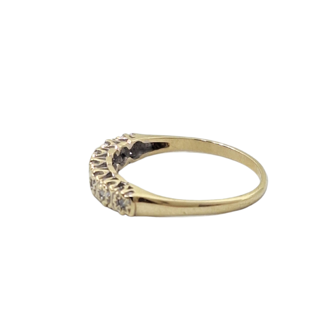 9ct Yellow Gold Diamond Eternity Ring