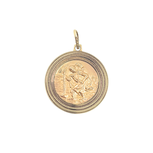 9ct Yellow Gold St Christopher