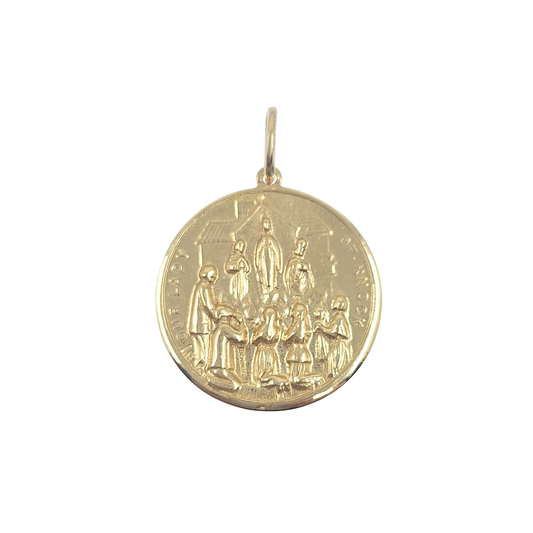 9ct Yellow Gold Pope Pendant