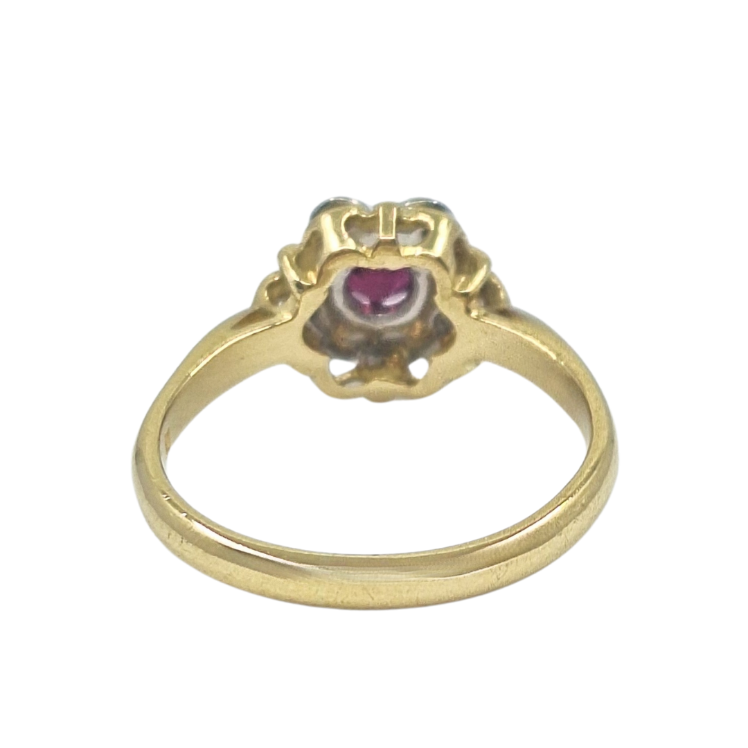18ct Yellow Gold Stone Set Ring