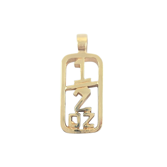 9ct Yellow Gold 1/2 OZ Pendant