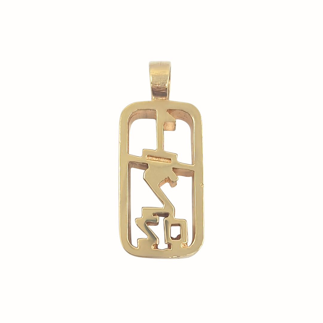 9ct Yellow Gold 1/2 OZ Pendant