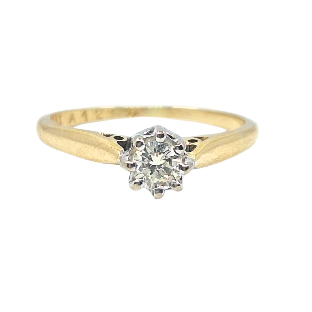 18ct Yellow Gold Diamond Ring