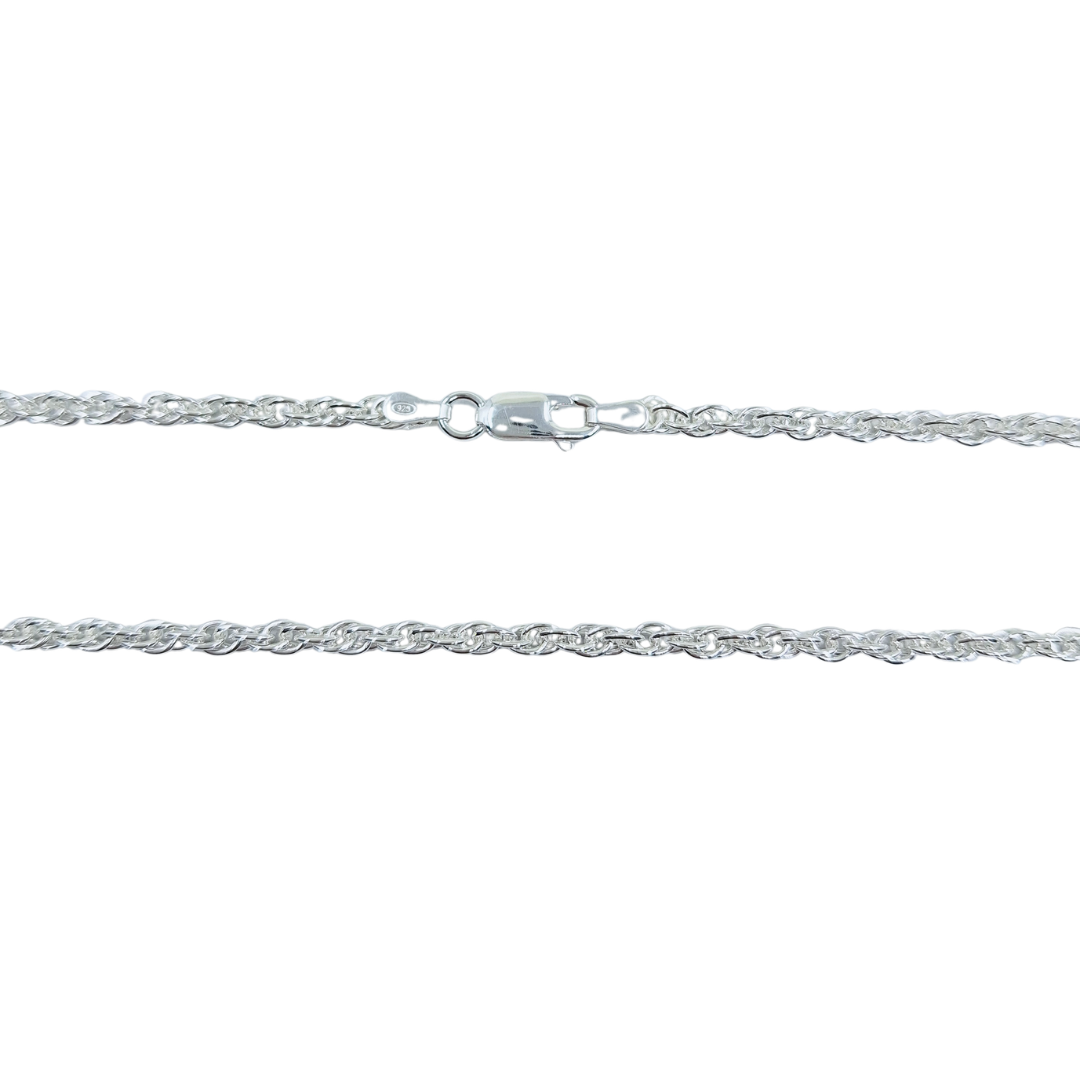 Silver Prince Of Wales Chain 24"