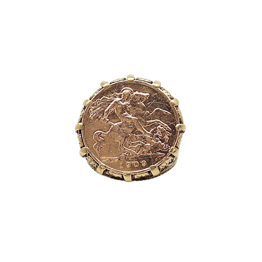 Half Sovereign Ring 1909