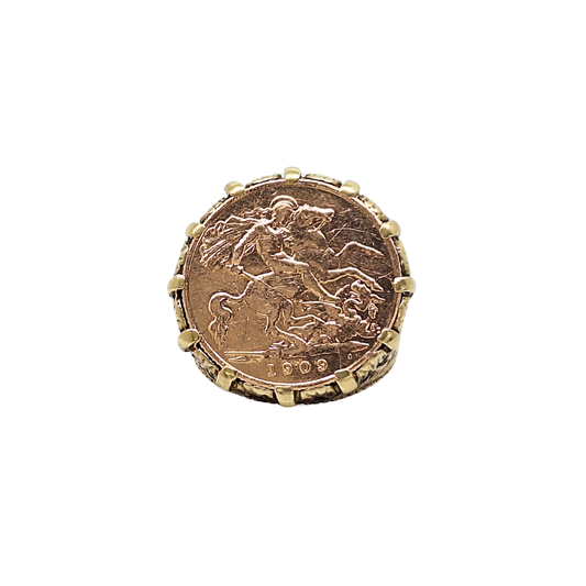 Half Sovereign Ring 1909