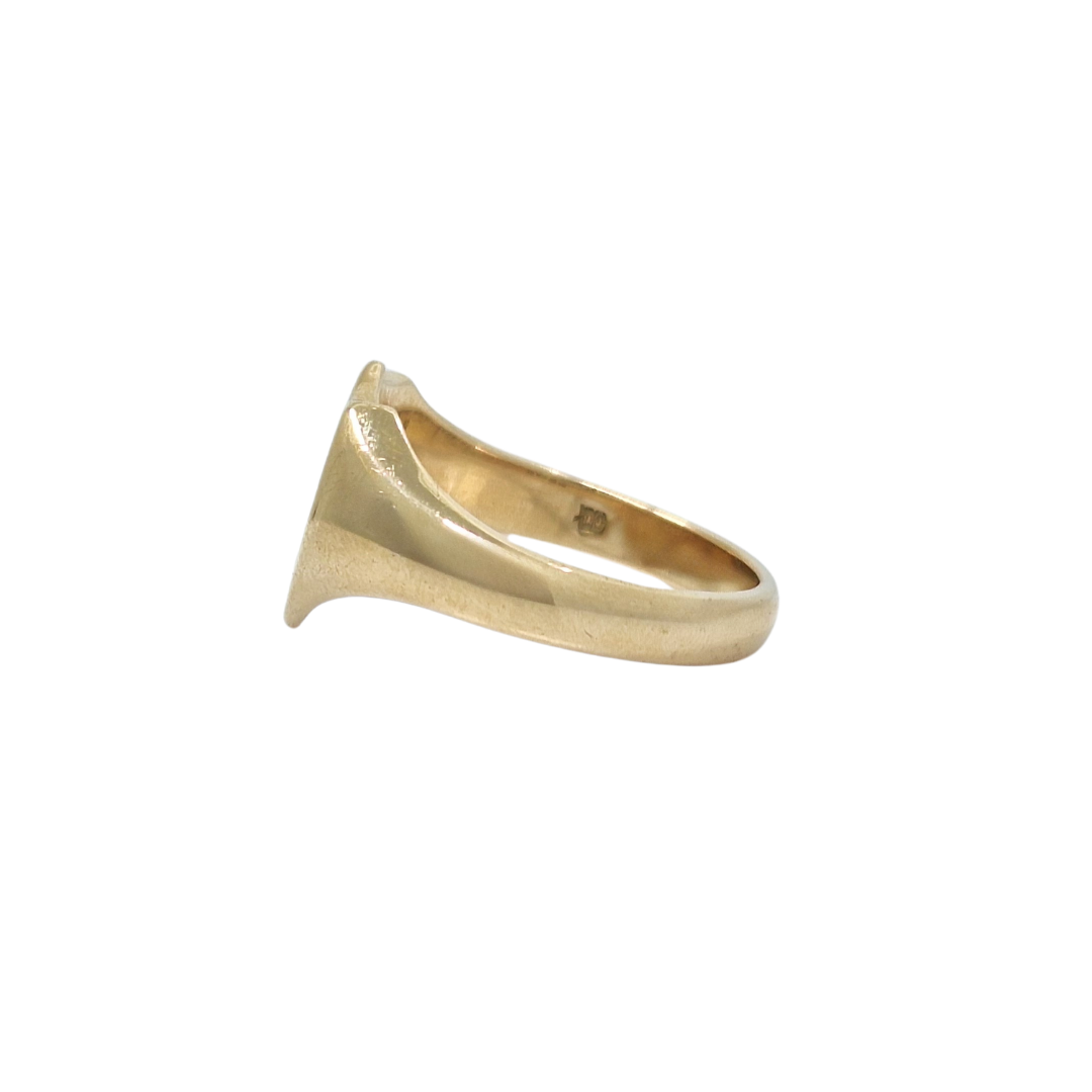 9ct Yellow Gold RAF Shield Signet Ring