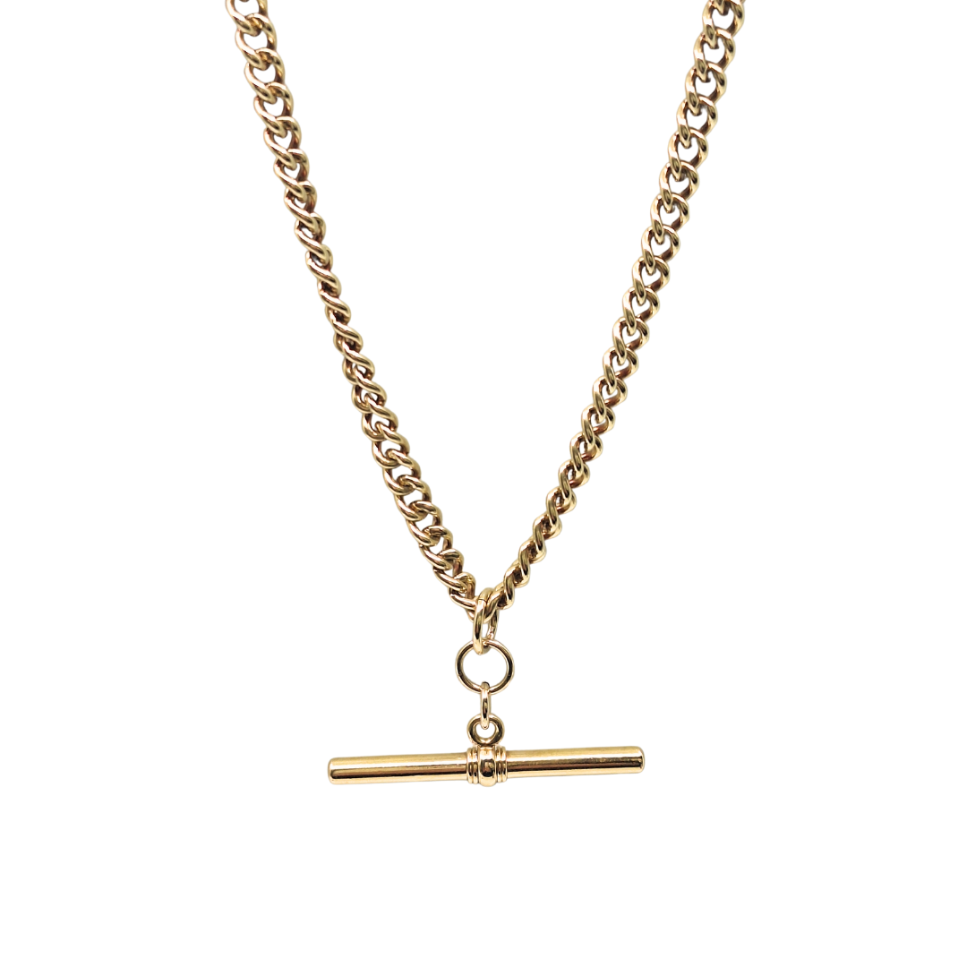 9ct Yellow Gold Albert Chain 20"