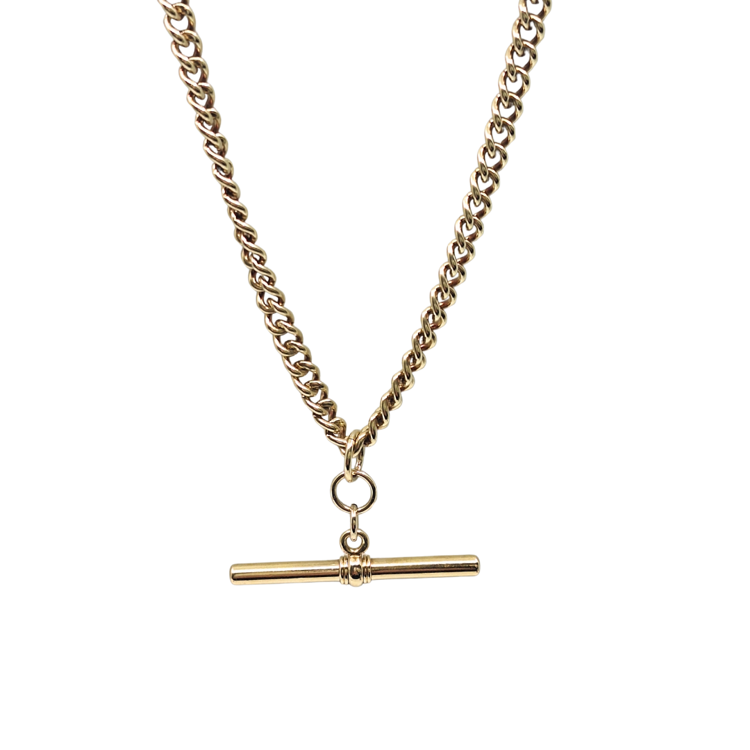9ct Yellow Gold Albert Chain 20"