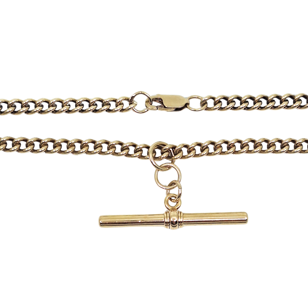 9ct Yellow Gold Albert Chain 20"