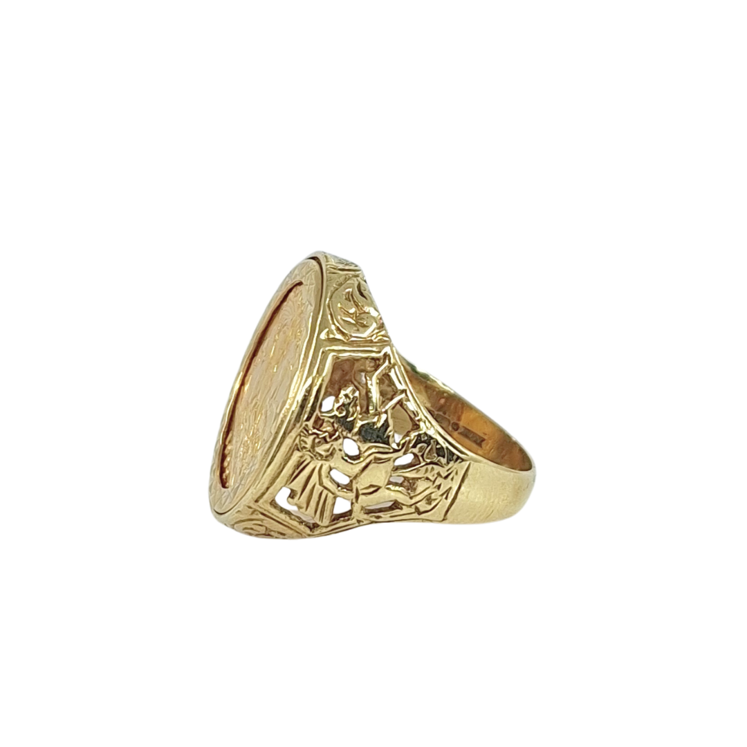 Half Sovereign Ring 1982