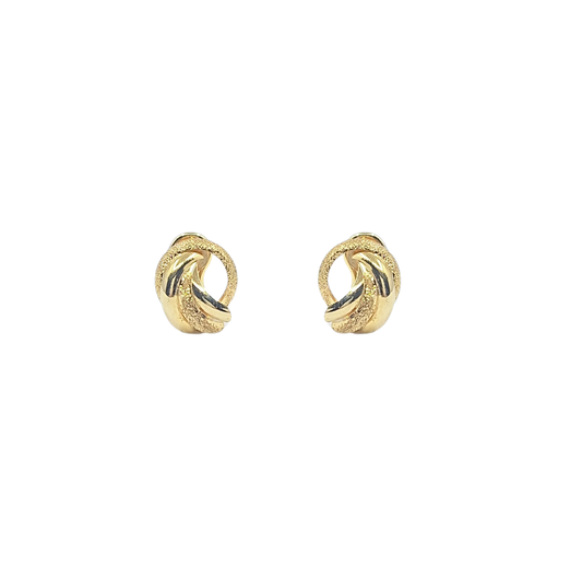 18ct Yellow Gold Stud Earrings