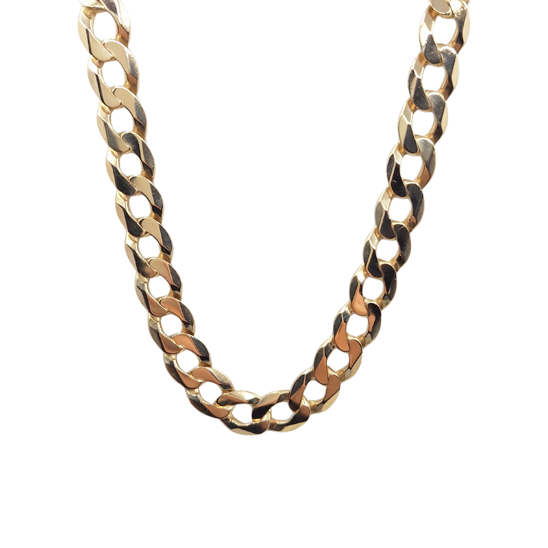 9ct Yellow Gold Curb Chain 24"