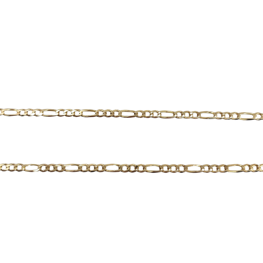 9ct Yellow Gold Figaro Chain 20"