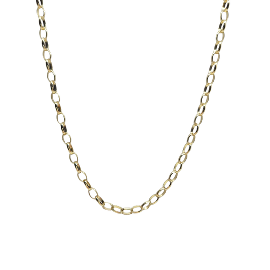 9ct Yellow Gold Belcher Chain 22"
