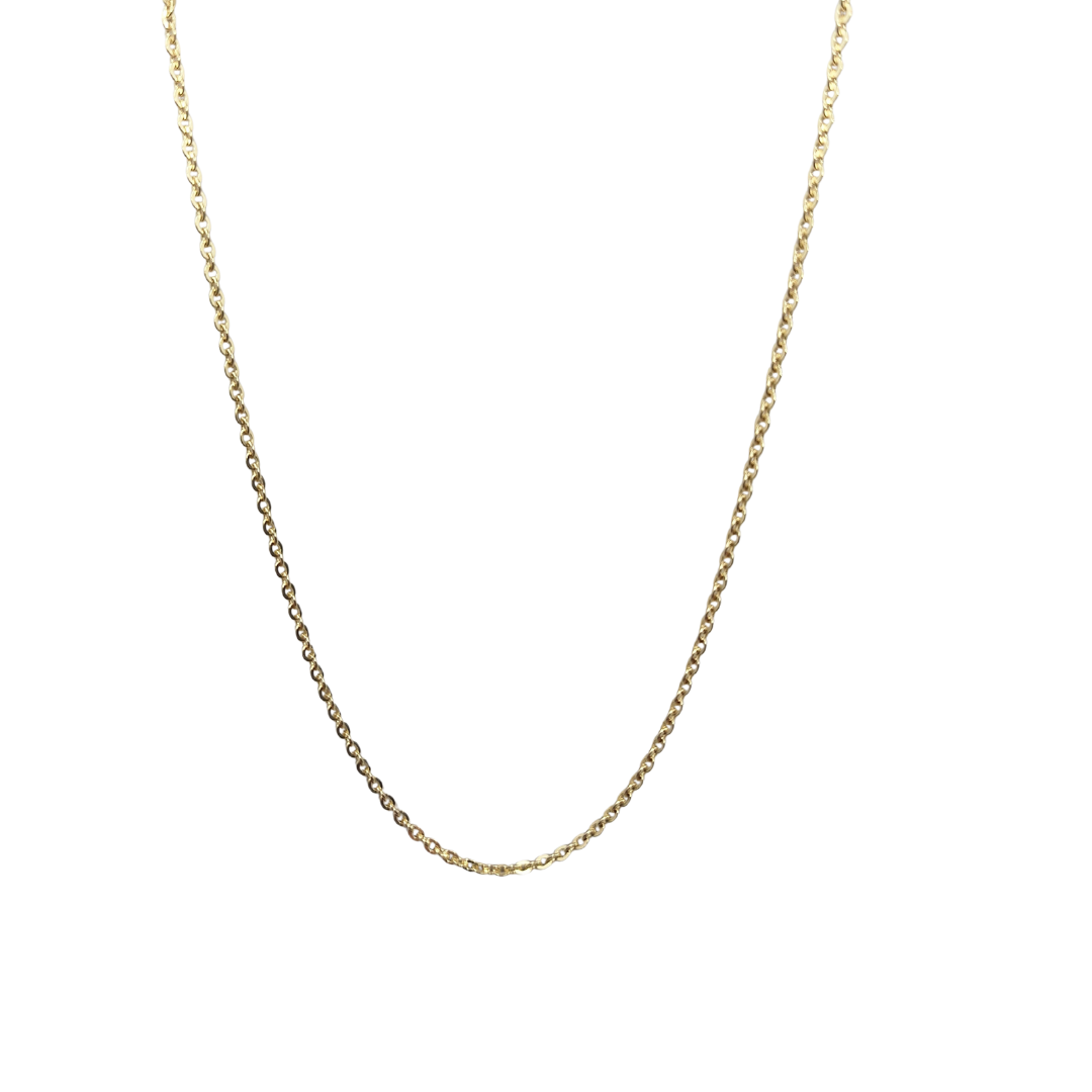 9ct Yellow Gold Trace Chain 22"