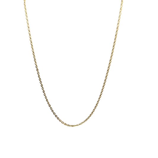 9ct Yellow Gold Trace Chain 22"