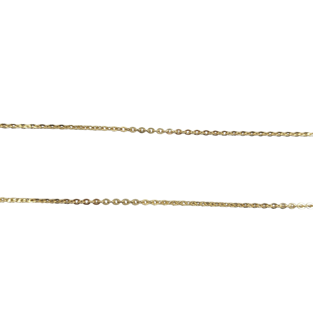 9ct Yellow Gold Trace Chain 22"