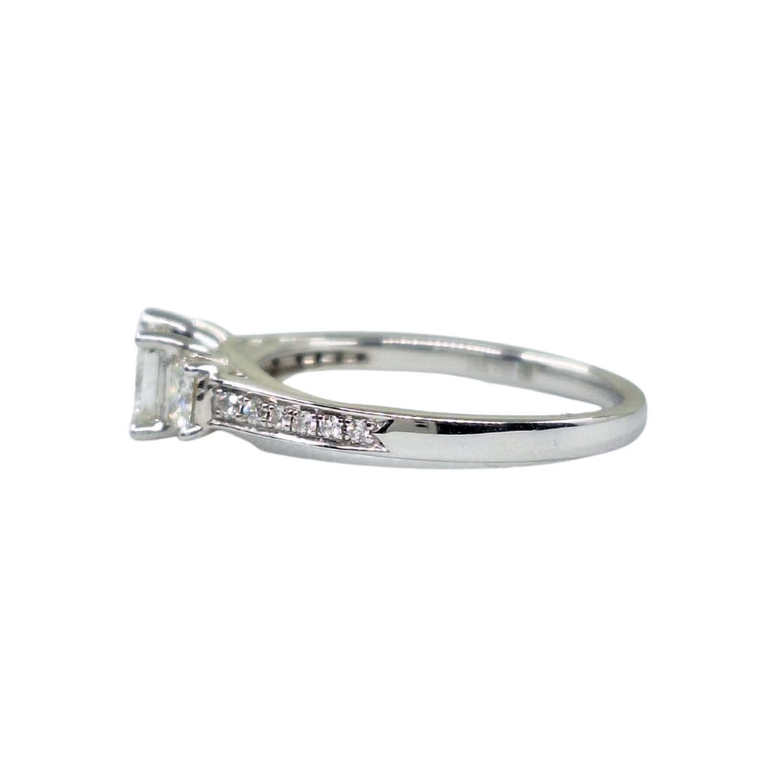 18ct White Gold Diamond Wedding Set