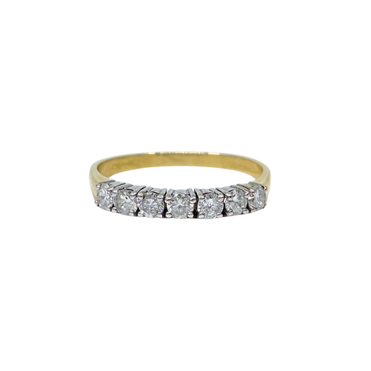 18ct Yellow Gold Diamond Eternity Ring 0.75ct