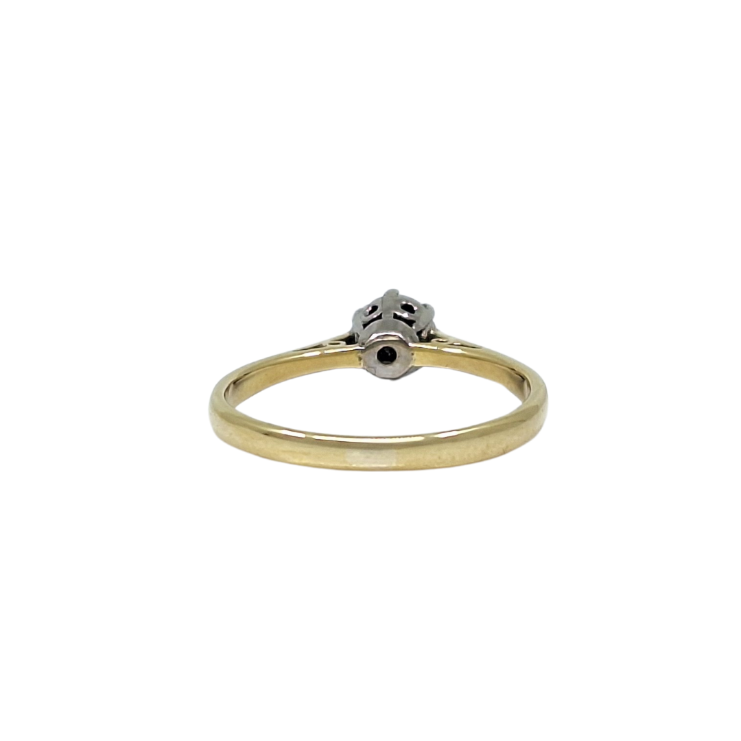18ct Yellow Gold Diamond Solitaire Ring 0.50ct
