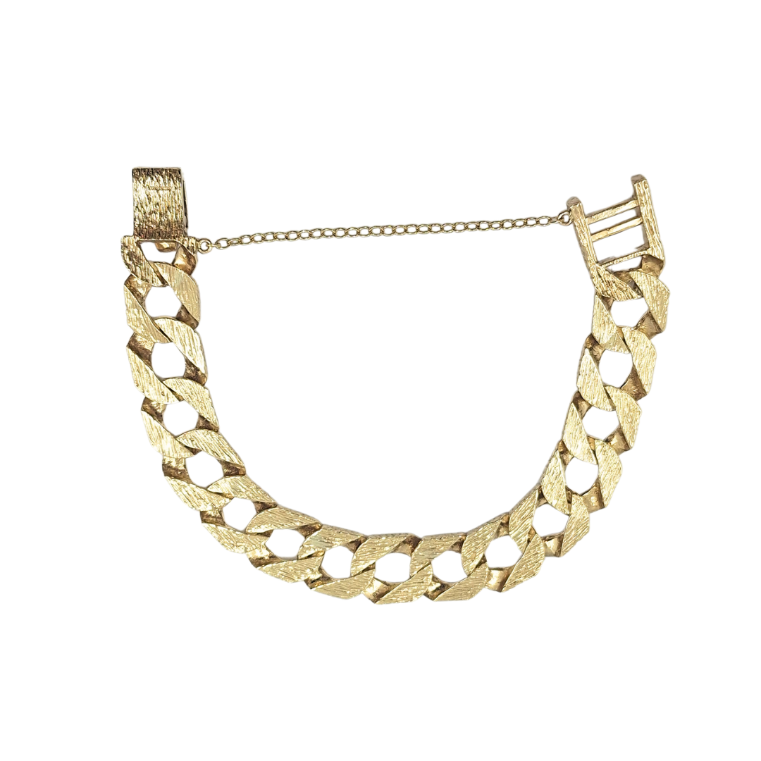 9ct Yellow Gold Chaps Bracelet 9"
