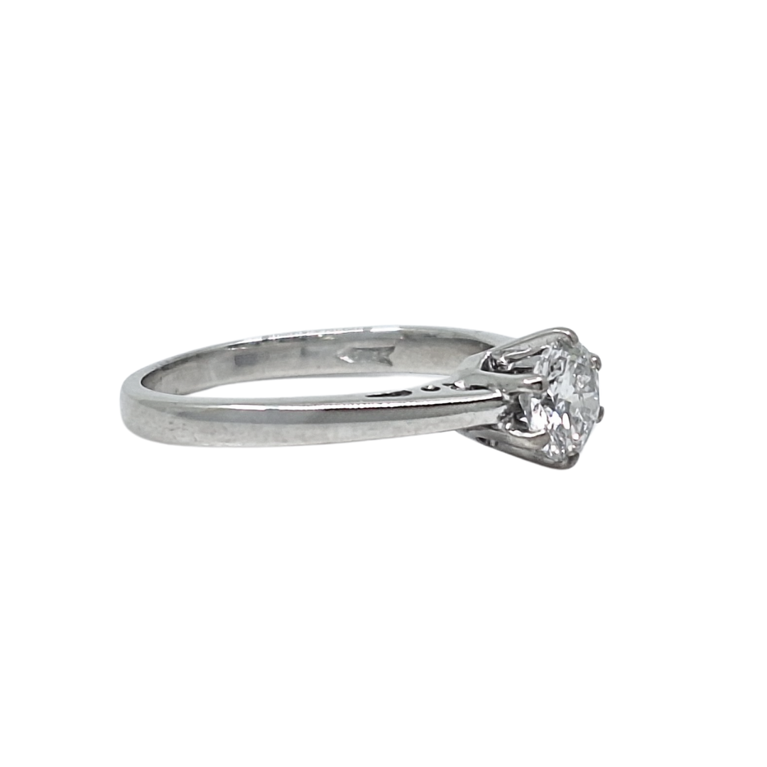 18ct White Gold Diamond Solitaire Ring 0.75ct