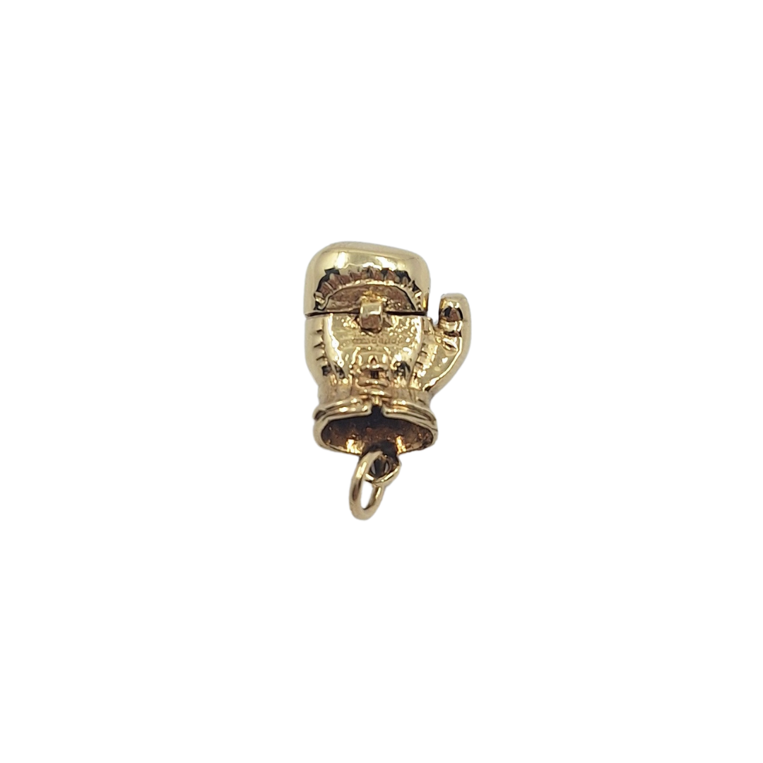 9ct Yellow Gold Boxing Glove Pendant