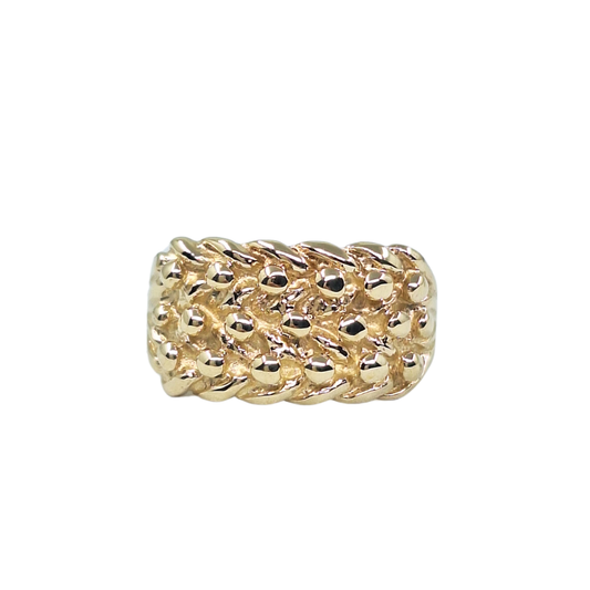 9ct Yellow Gold Keeper Ring
