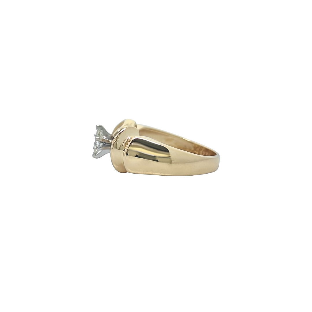 14ct Yellow Gold Diamond Ring 0.60ct