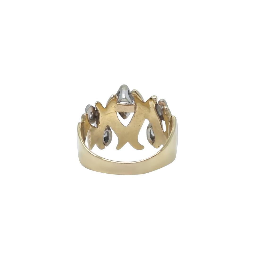 14ct Yellow Gold Diamond Band Ring 1.00ct