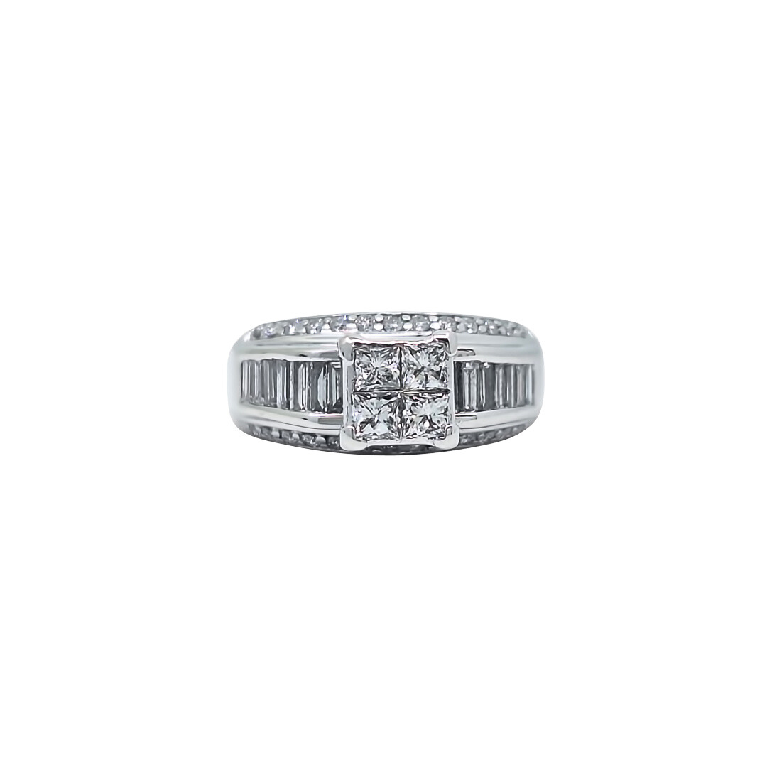 14ct White Gold Diamond Ring 1.00ct