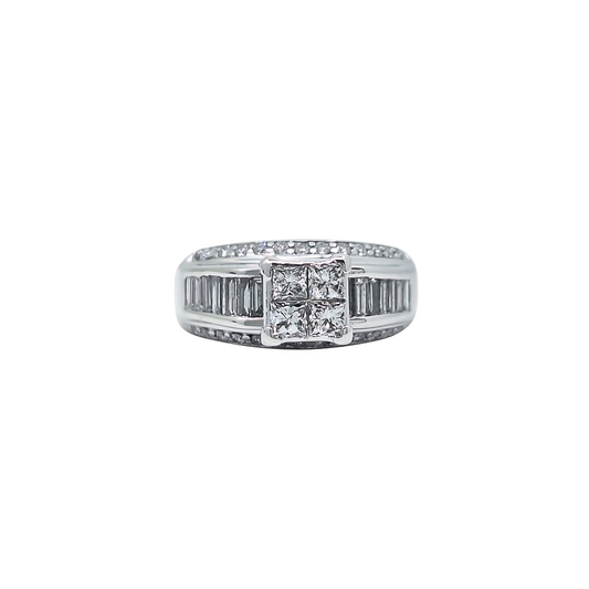 14ct White Gold Diamond Ring 1.00ct
