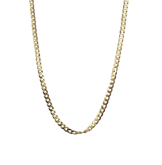9ct Yellow Gold Curb Chain 24"