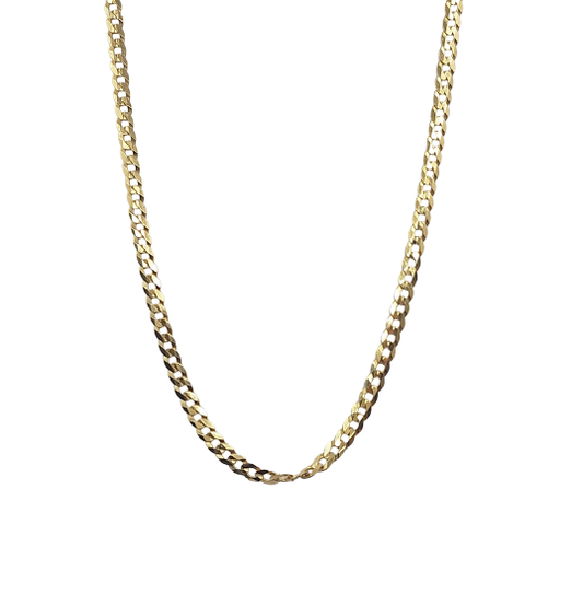 9ct Yellow Gold Curb Chain 24"