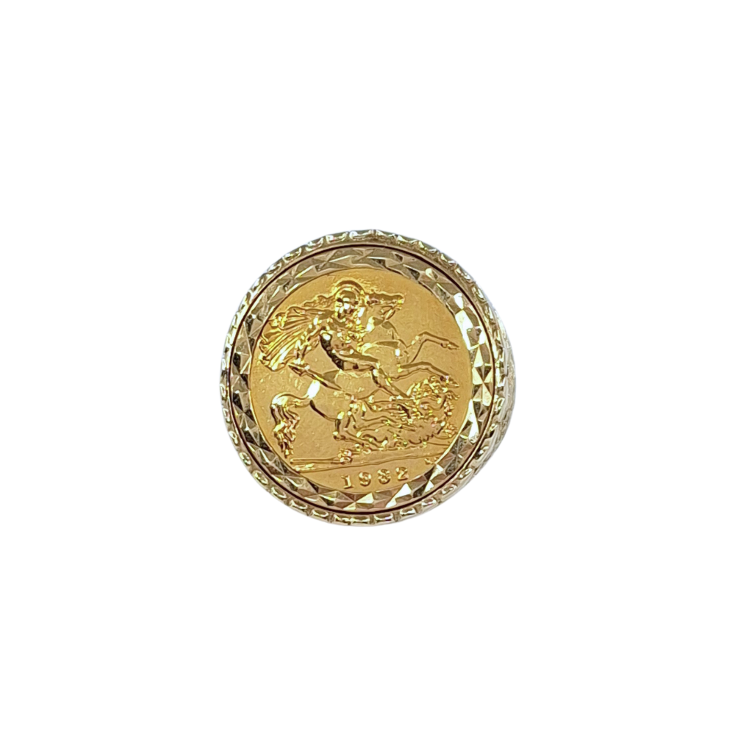 Half Sovereign Ring 1982
