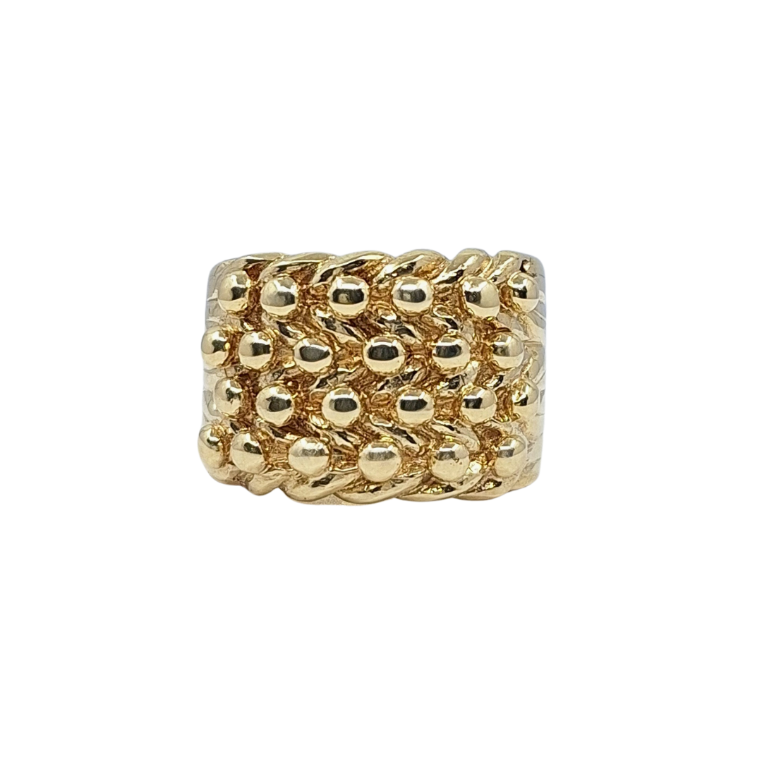 9ct Yellow Gold Keeper Ring