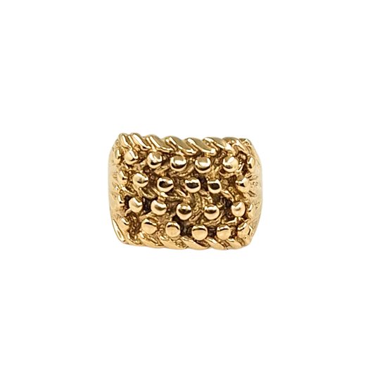 9ct Yellow Gold Keeper Ring