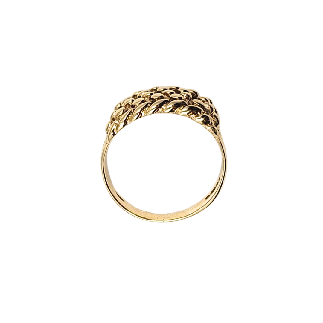 9ct Yellow Gold Keeper Ring